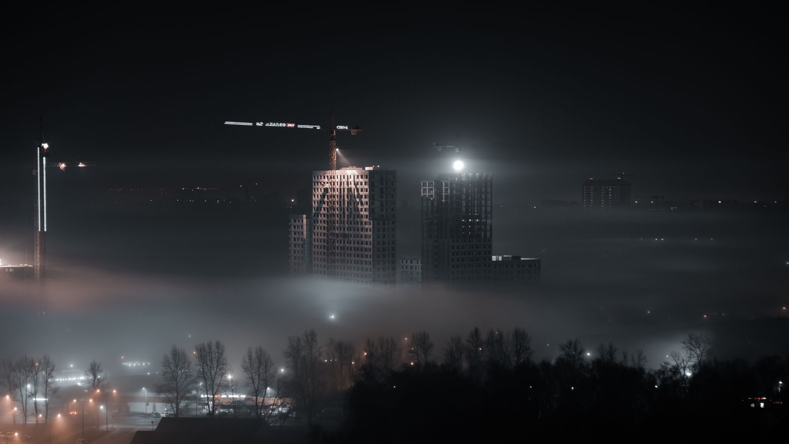 A gothic city on a cliff