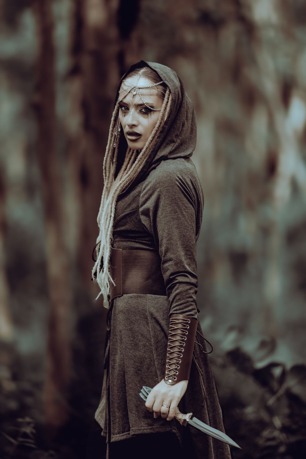 Portrait of a rogue in shadow