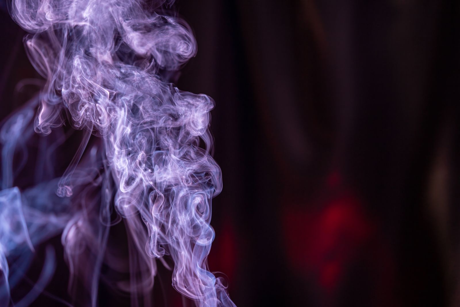 Violet magic smoke